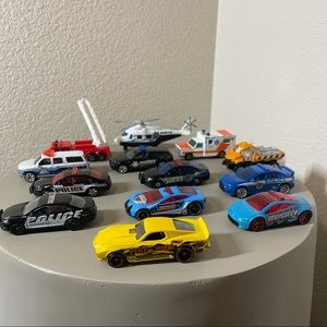 Set of 13 - New and Vintage Emergency Toy Vehicles